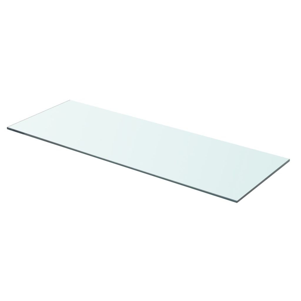 vidaXL Shelf Panel Glass Clear 27.6"x9.8"