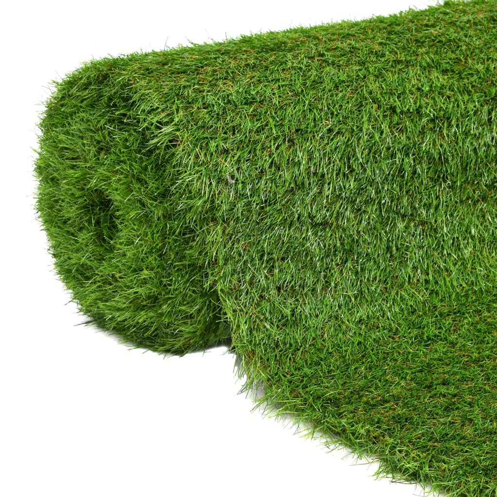 vidaXL Artificial Grass 3.3'x32.8'/1.6 Green"
