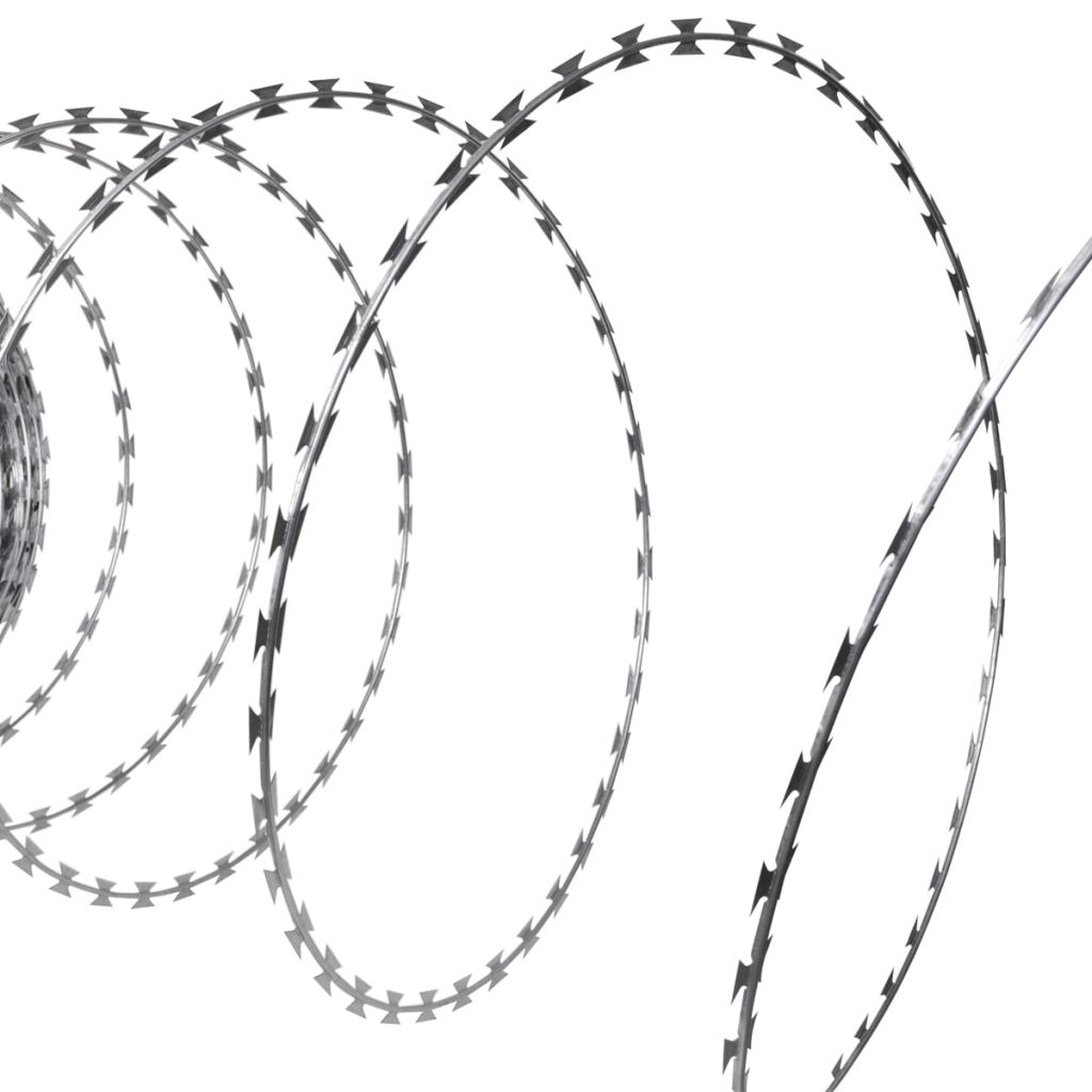 BTO-22 Concertina NATO Razor Wire Galvanized Steel 492'