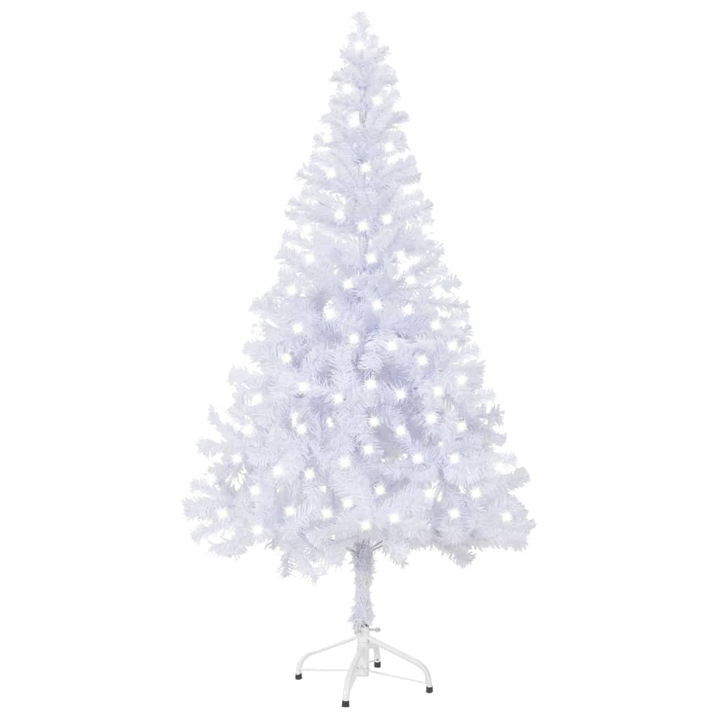 vidaXL Artificial Christmas Tree with LEDs&Stand 47.2" 230 Branches