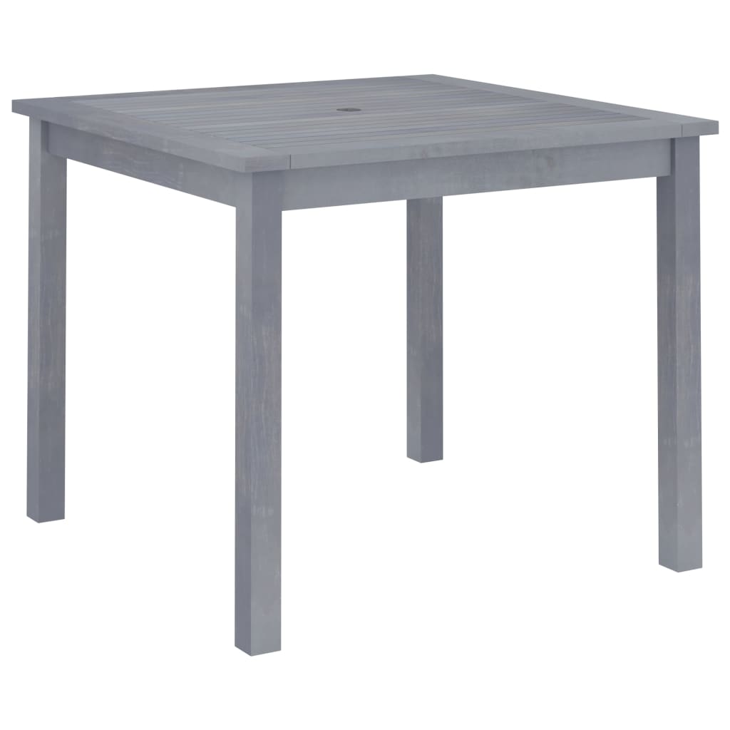 vidaXL Patio Dining Table 34.6x34.6x29.1" Solid Acacia Wood