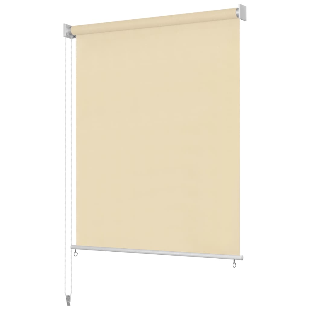 vidaXL Outdoor Roller Blind 86.6"x55.1" Cream