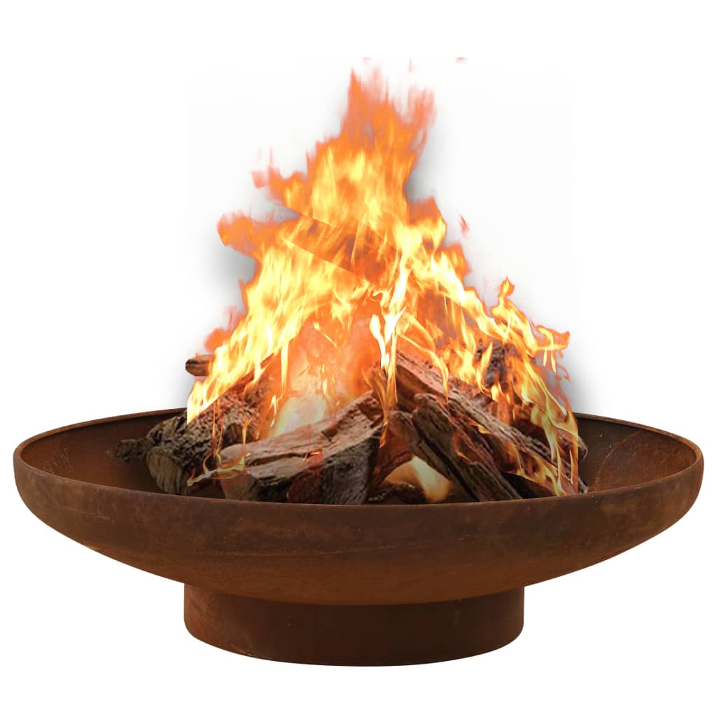 vidaXL Fire Pit 23.2" Steel