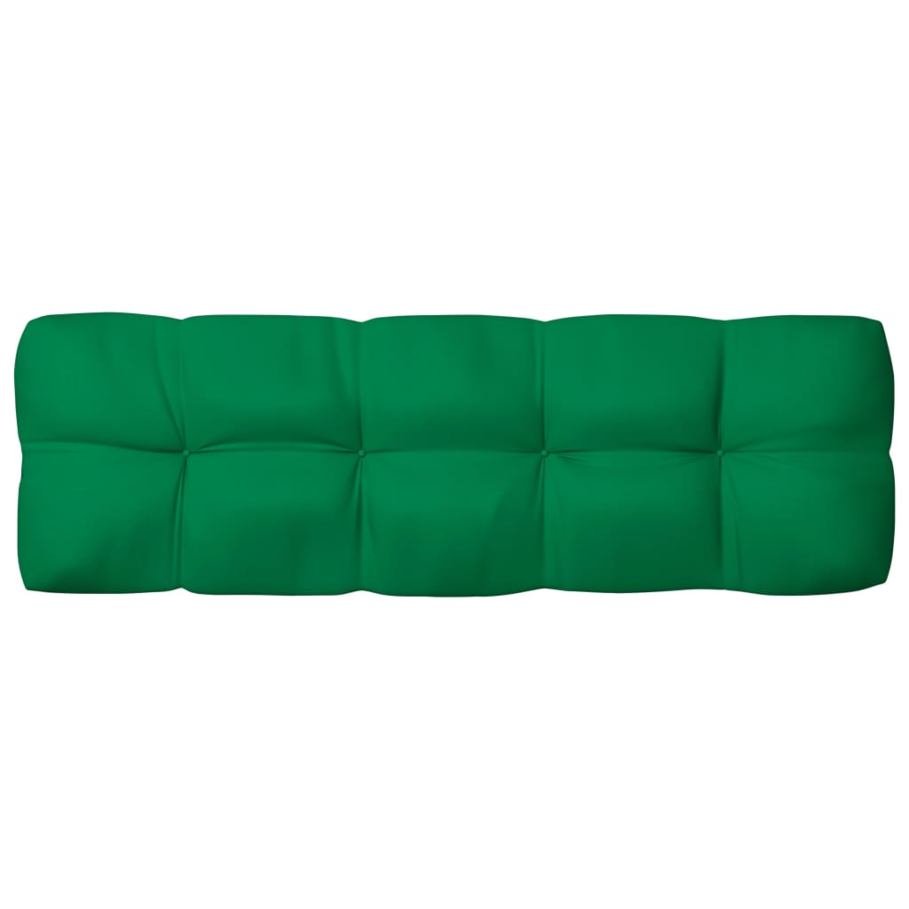 vidaXL Pallet Sofa Cushion Green 47.2"x15.7"x3.9"