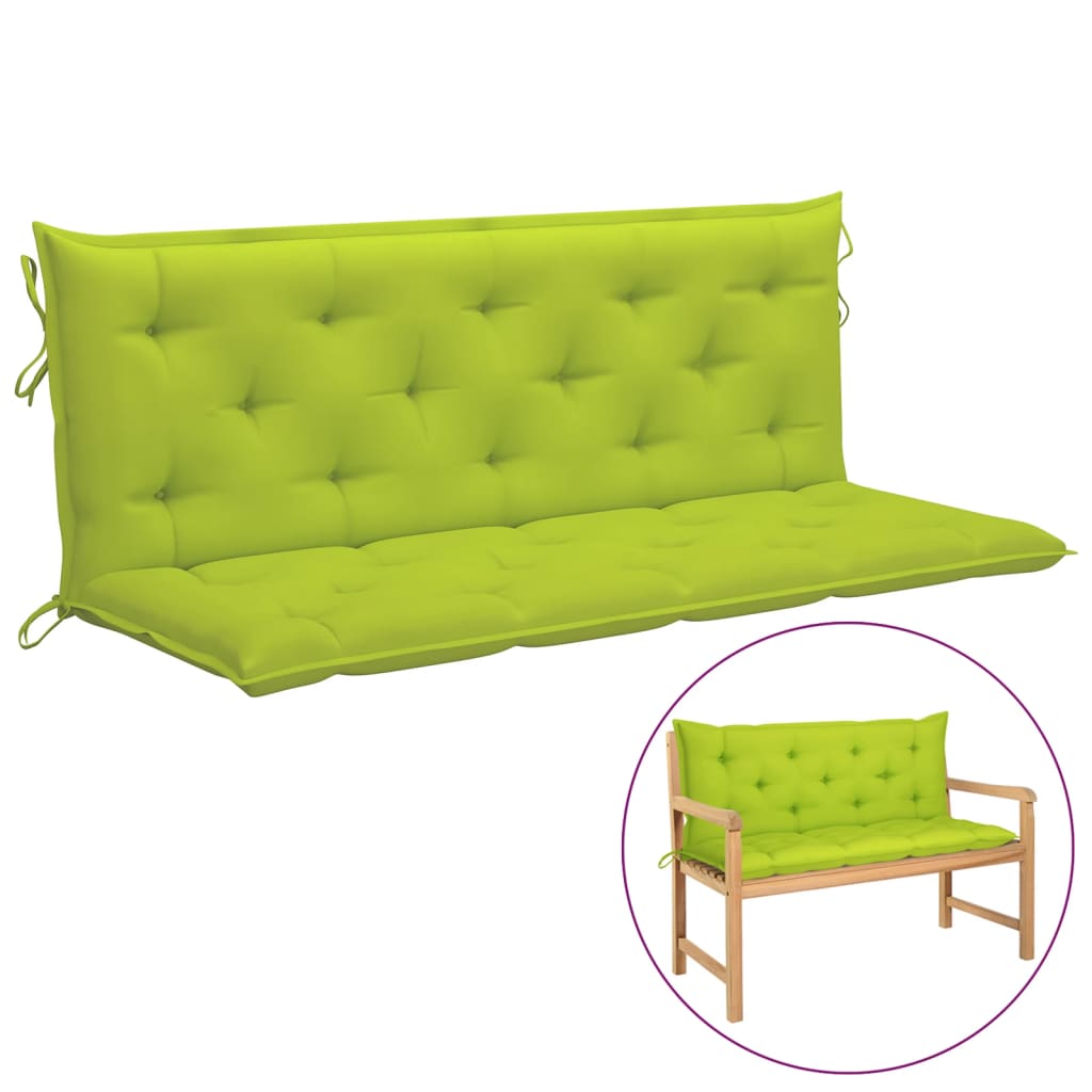vidaXL Cushion for Swing Chair Bright Green 59.1 Fabric"