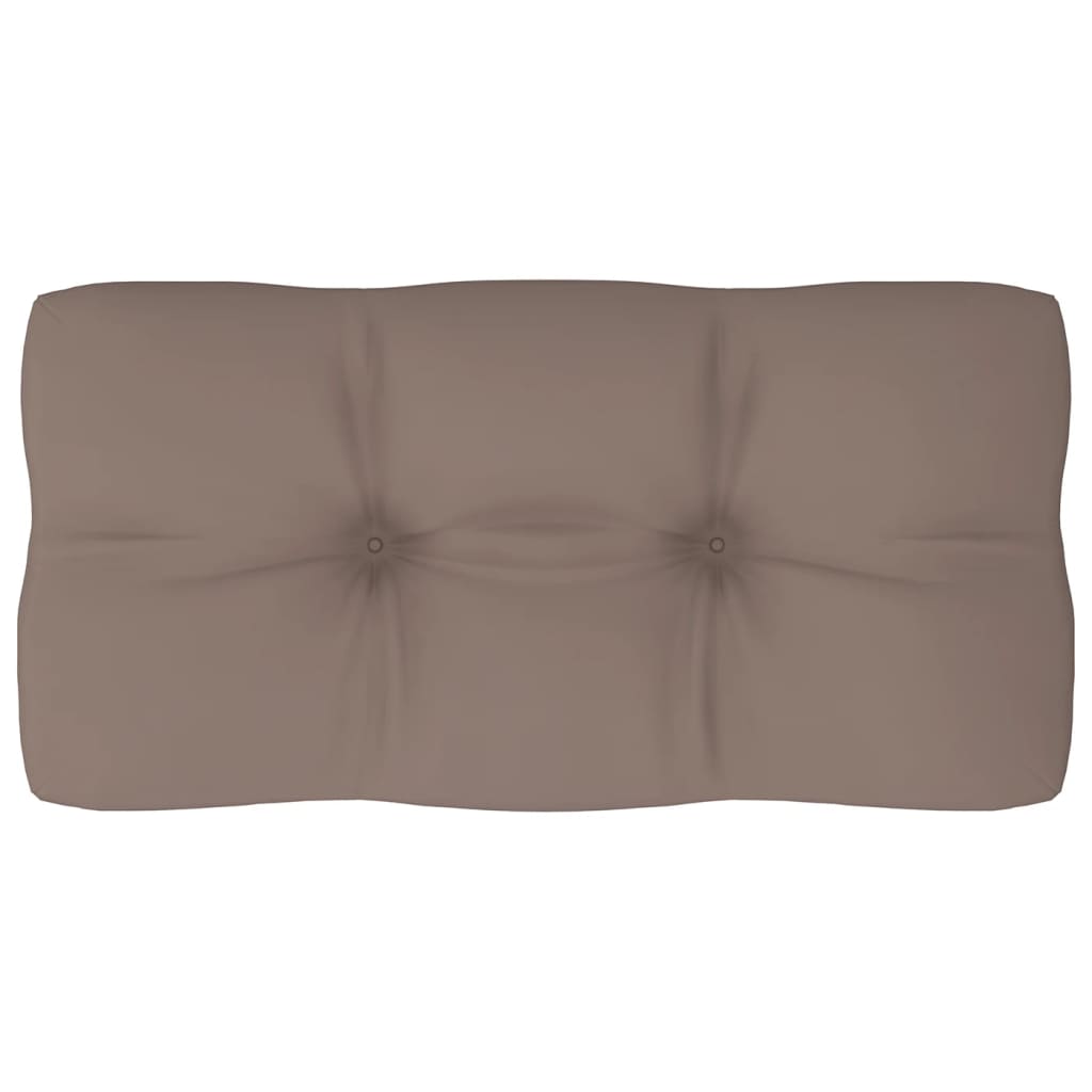 vidaXL Pallet Sofa Cushion Taupe 31.5"x15.7"x3.9"