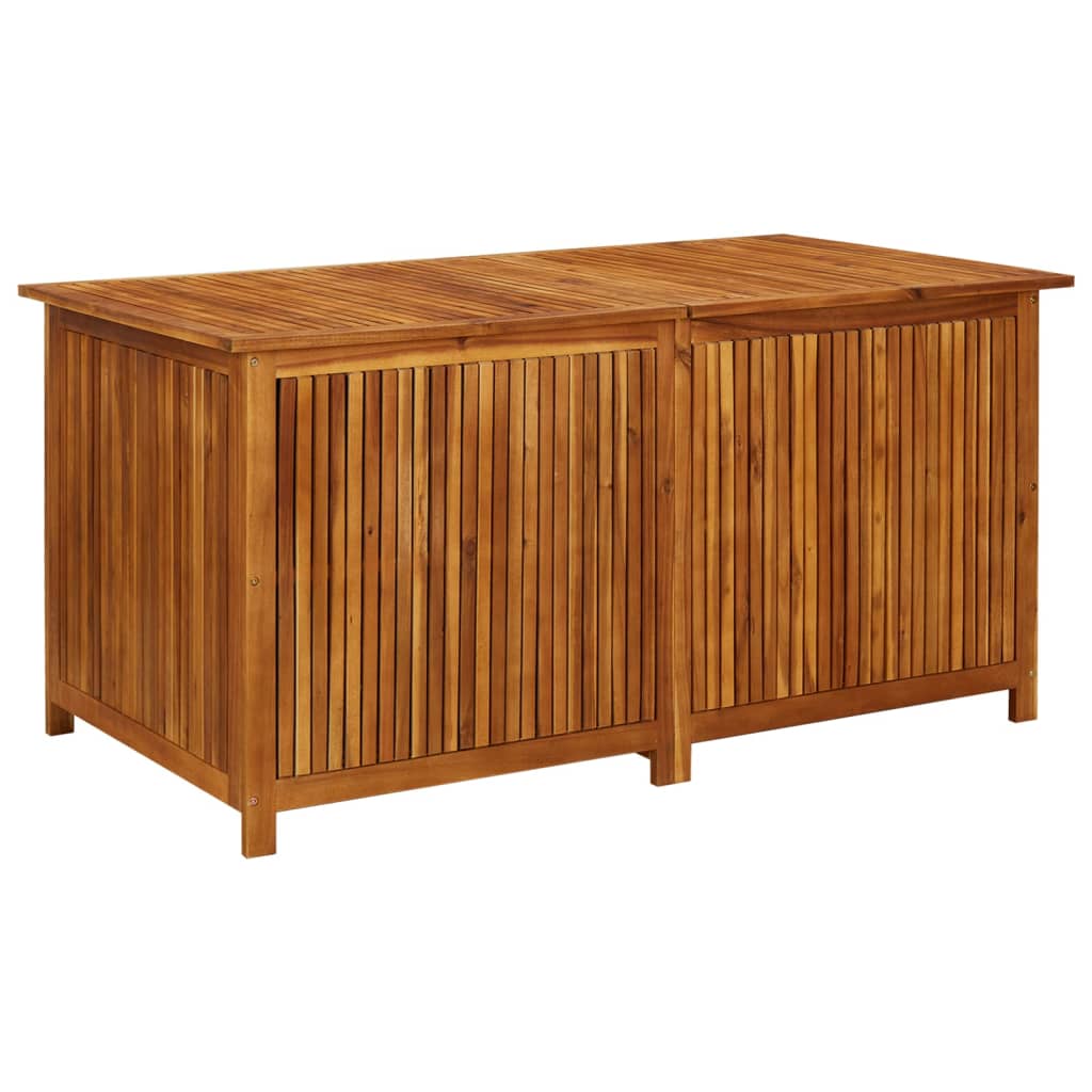 vidaXL Patio Storage Box 59"x31.4"x29.5" Solid Acacia Wood