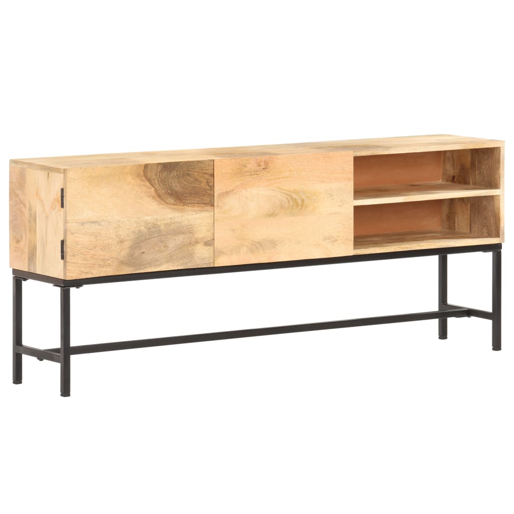 vidaXL Sideboard 57.1"x11.8"x23.6" Solid Mango Wood