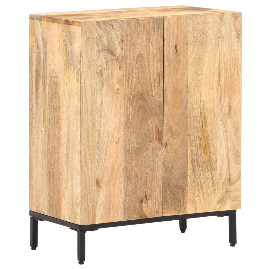 vidaXL Sideboard 23.6"x13.8"x30.3" Solid Mango Wood