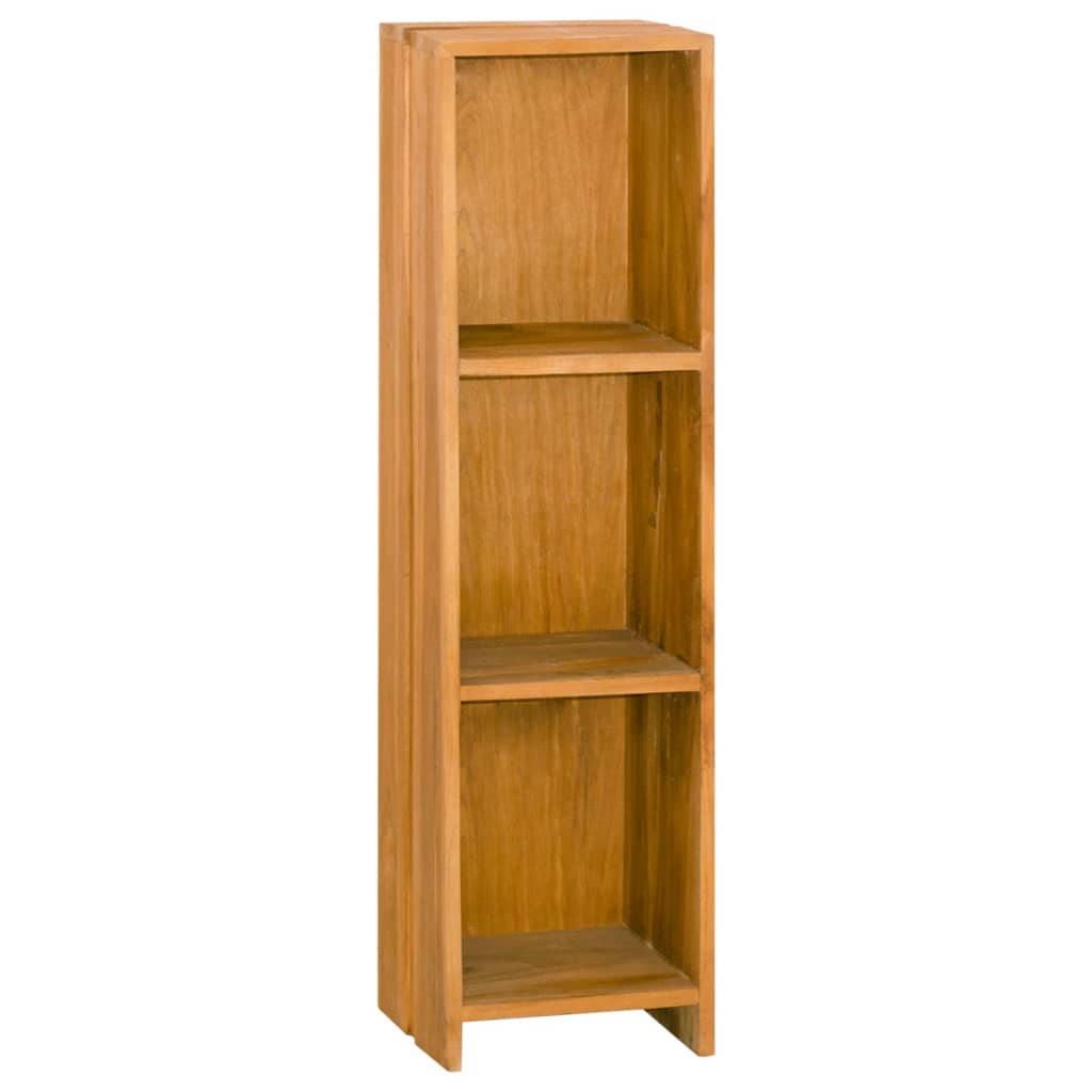 vidaXL Bookshelf 11.8"x11.8"x43.3" Solid Teak Wood