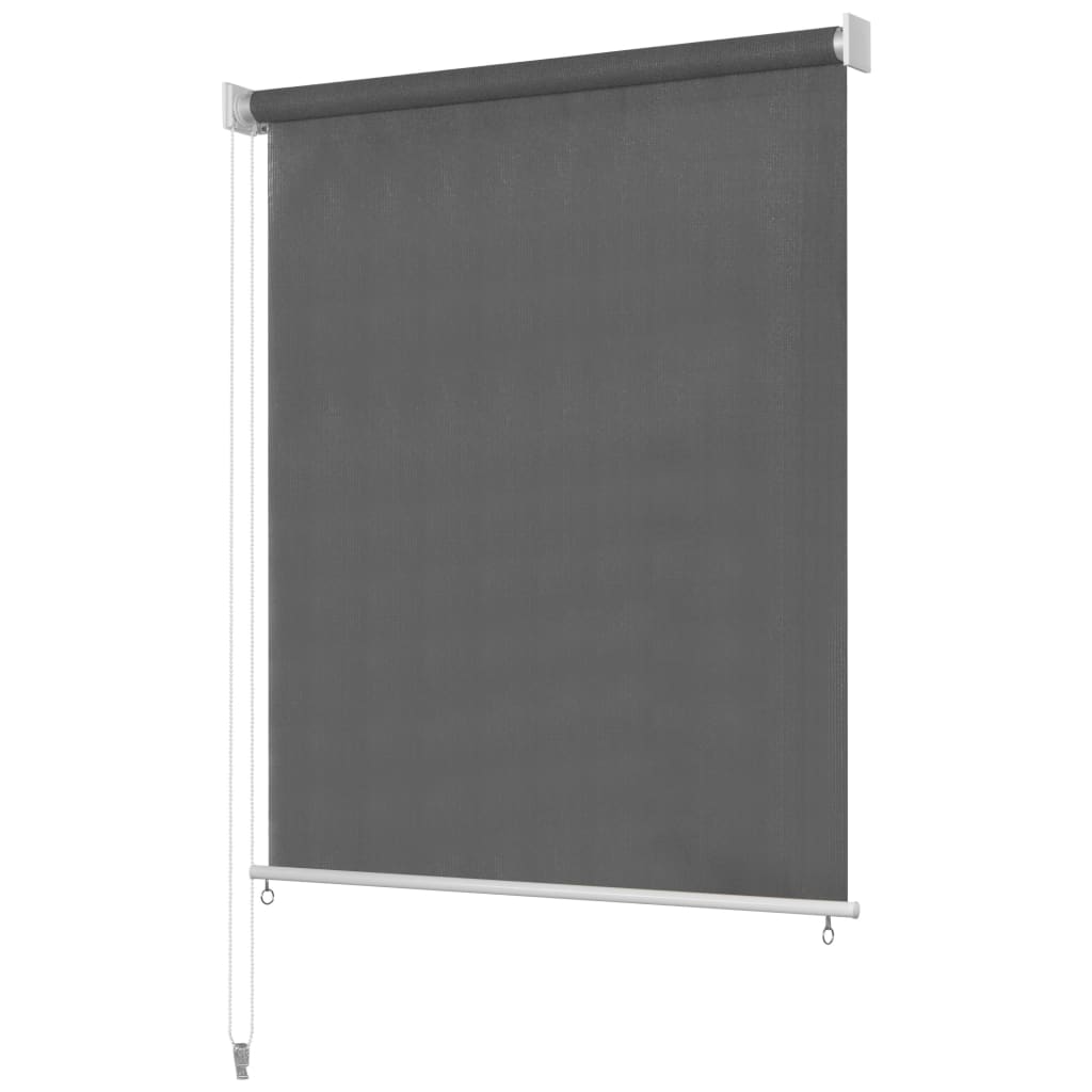 vidaXL Outdoor Roller Blind 86.6"x55.1" Anthracite