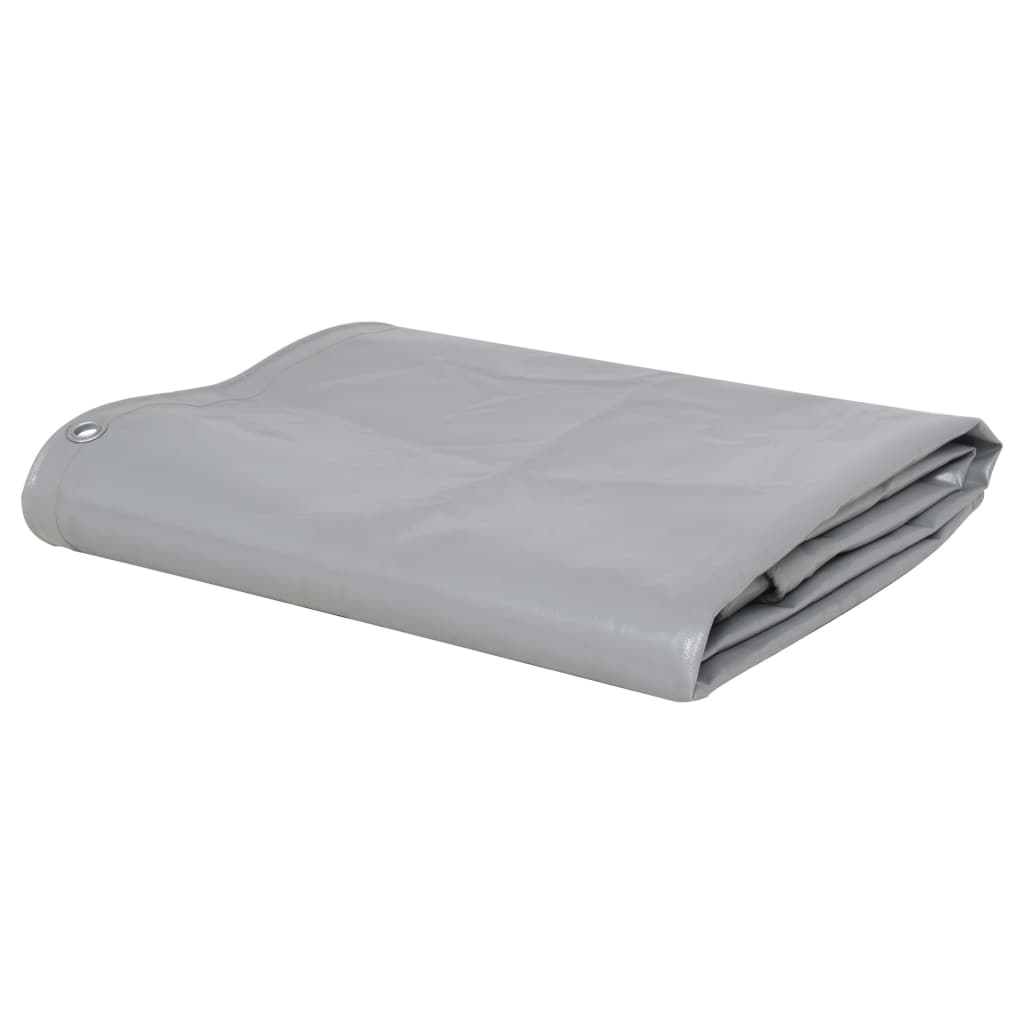 vidaXL Tarpaulin 650 g/m2 6.6'x9.8' Gray