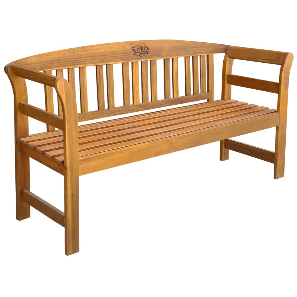 vidaXL Patio Bench 61.8 Solid Acacia Wood