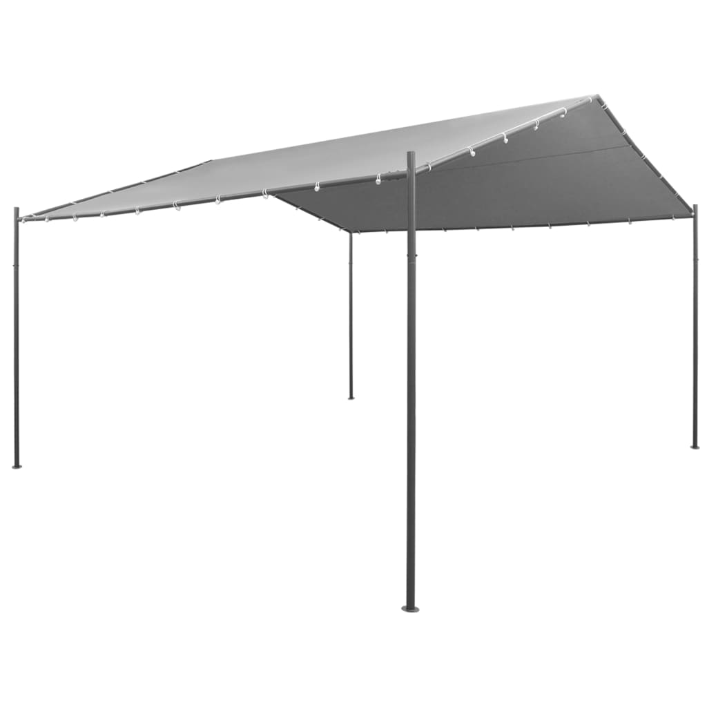 vidaXL Garden Gazebo Steel 157.5"x157.5"x102.4" Anthracite