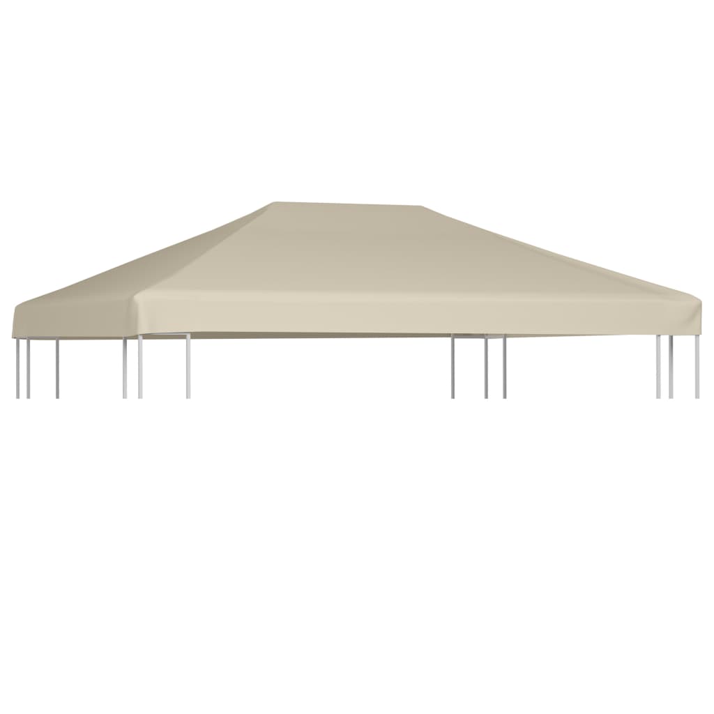 vidaXL Gazebo Top Cover 0.68lb/m2 157.5"x118.1" Beige