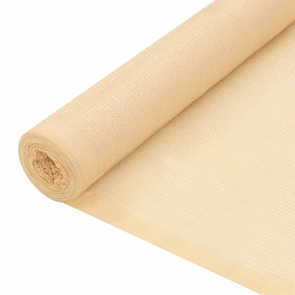 vidaXL Privacy Net HDPE 4.9'x82' Beige