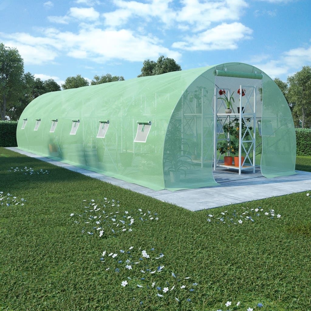 vidaXL Greenhouse 290.6 ft2 354.3"x18.1"x78.7"