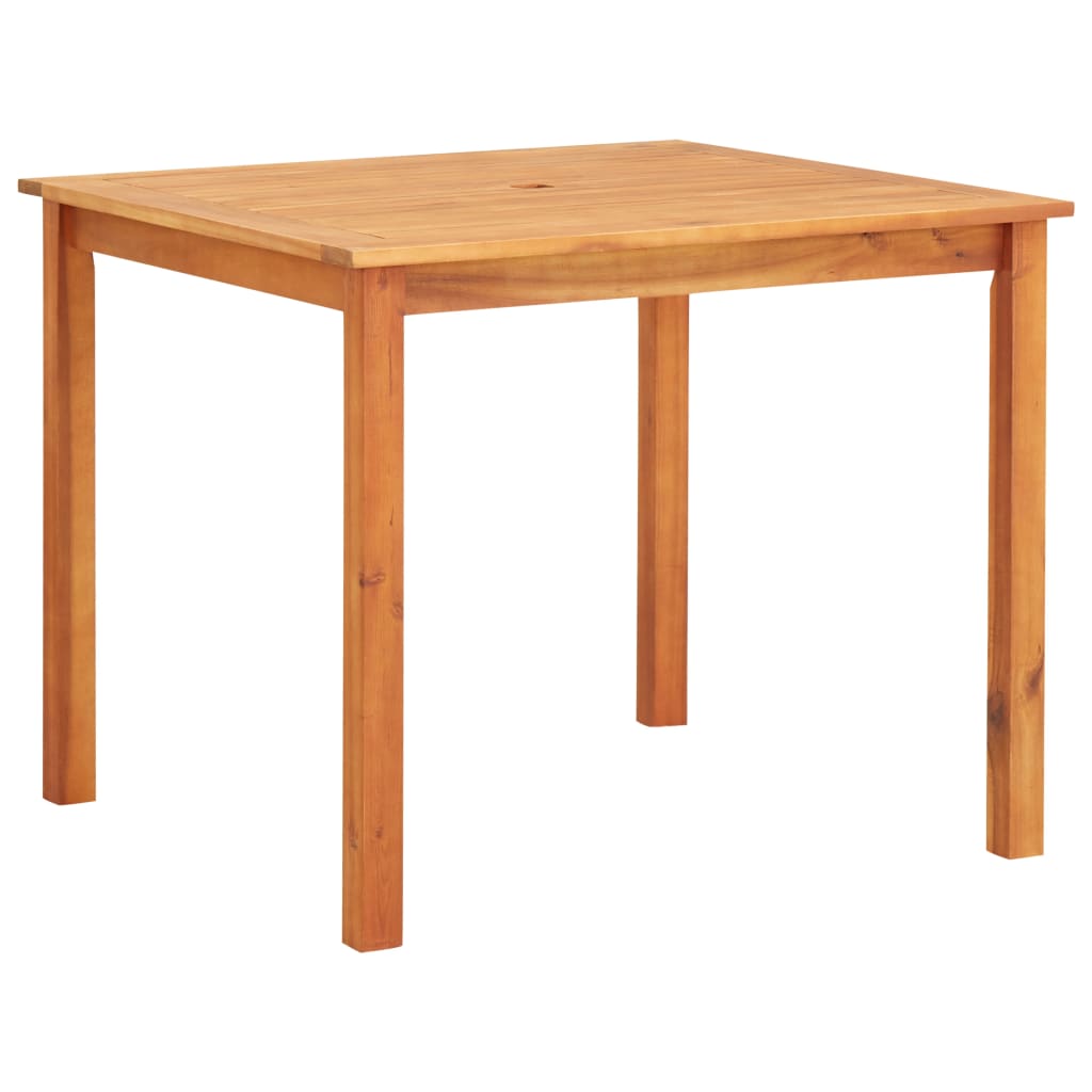 vidaXL Patio Table 34,6"x34,6"x29.1" Solid Acacia Wood