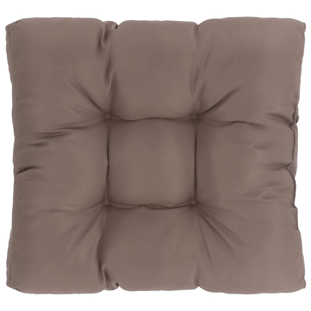 vidaXL Garden Seat Cushion Taupe 31.5"x31.5"x3.9" Fabric