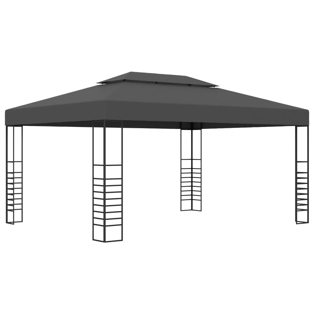 vidaXL Gazebo 118.1"x157.4" Anthracite