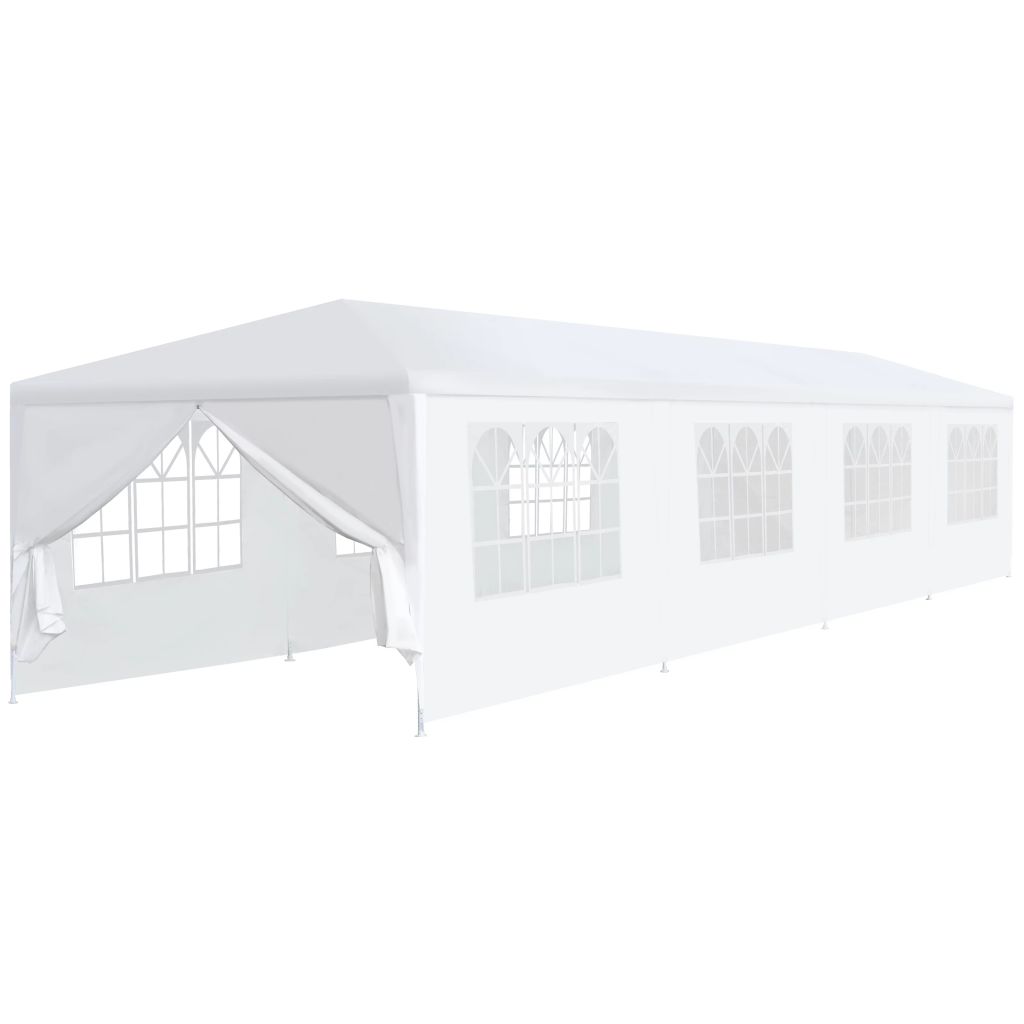 vidaXL Garden Marquee 118.1"x472.4" White