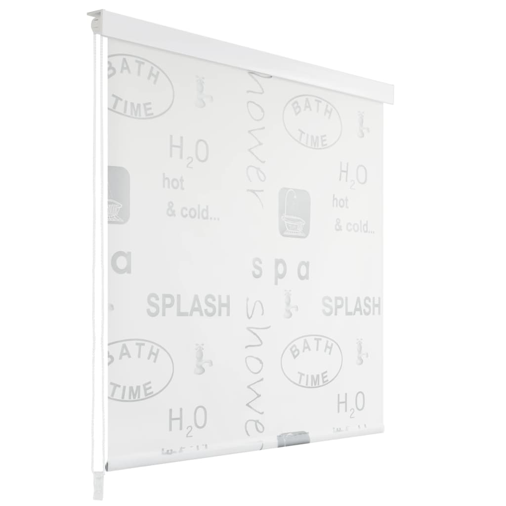 vidaXL Shower Roller Blind 39.4"x94.5" Splash