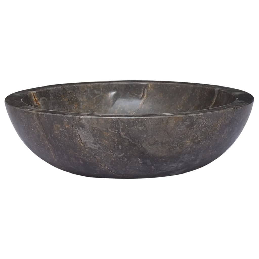 vidaXL Sink Gray  27.6"x4.7" Marble