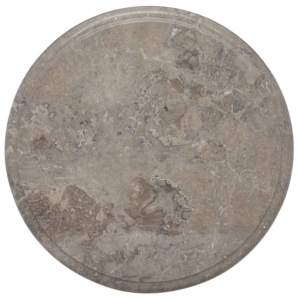 vidaXL Table Top Gray  15.7"x1" Marble