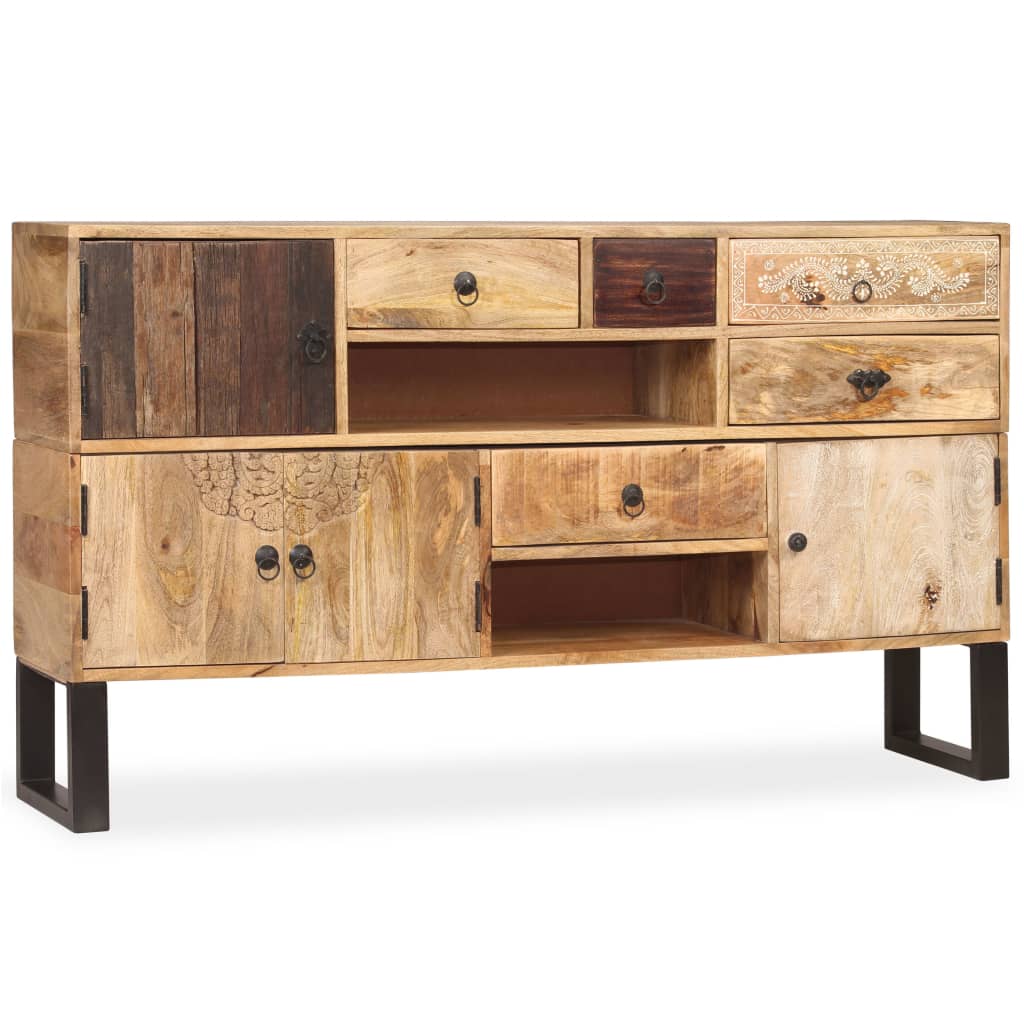 vidaXL Sideboard Solid Mango Wood 55.1"x11.8"x31.5"