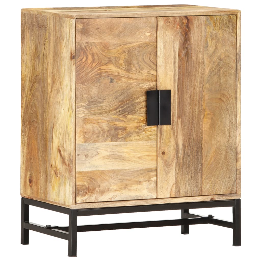 vidaXL Sideboard 23.6"x13.8"x29.5" Solid Mango Wood