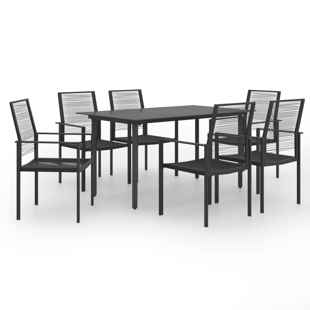 vidaXL 7 Piece Patio Dining Set