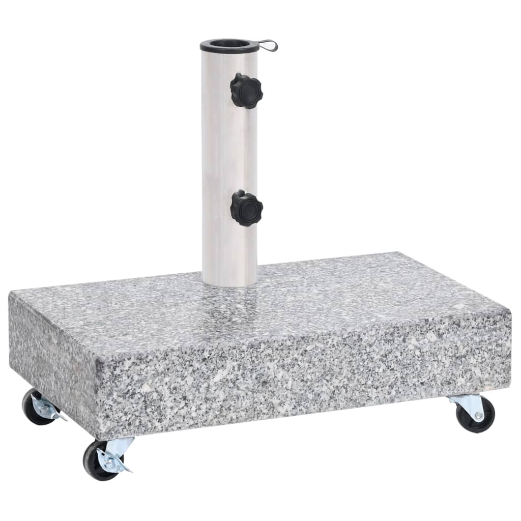 vidaXL Umbrella Base Light Gray 17.7"x9.8"x3.3" Granite