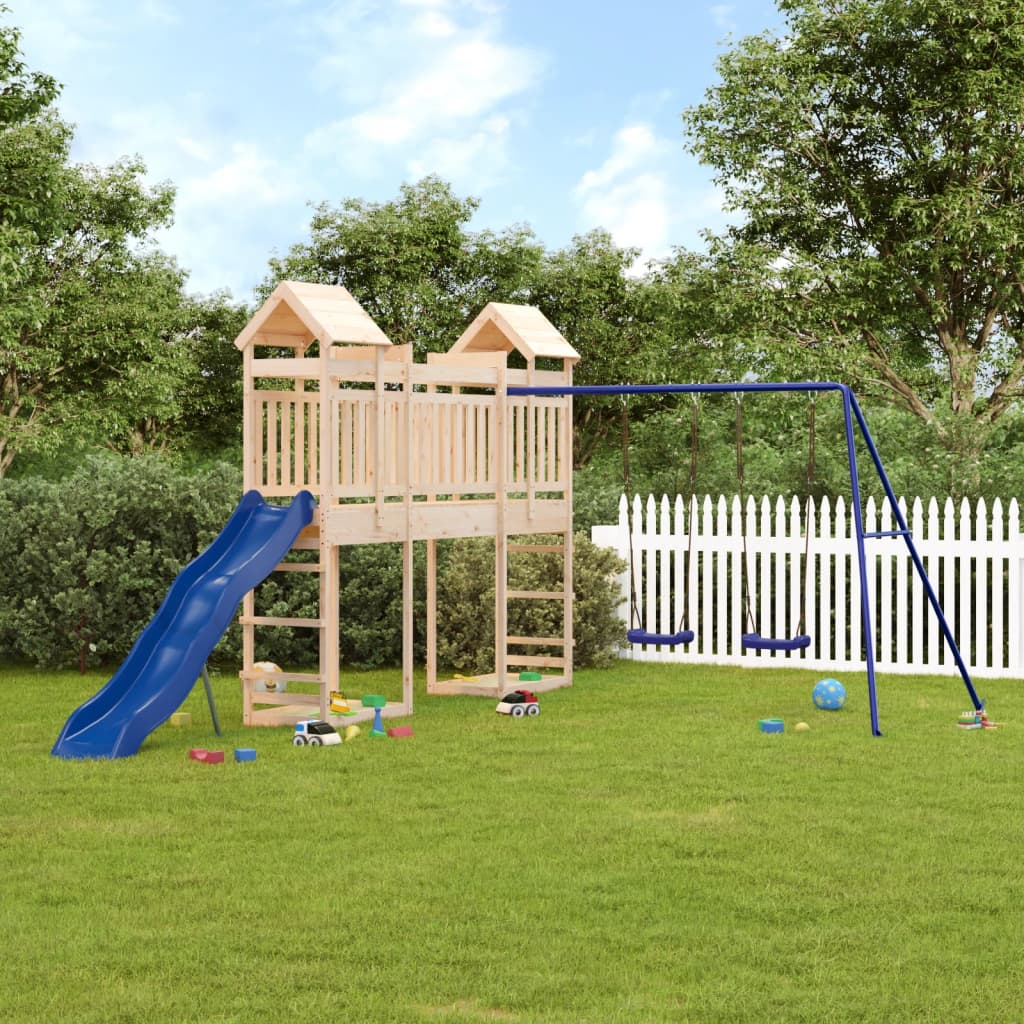 vidaXL Outdoor Playset Solid Wood Pine