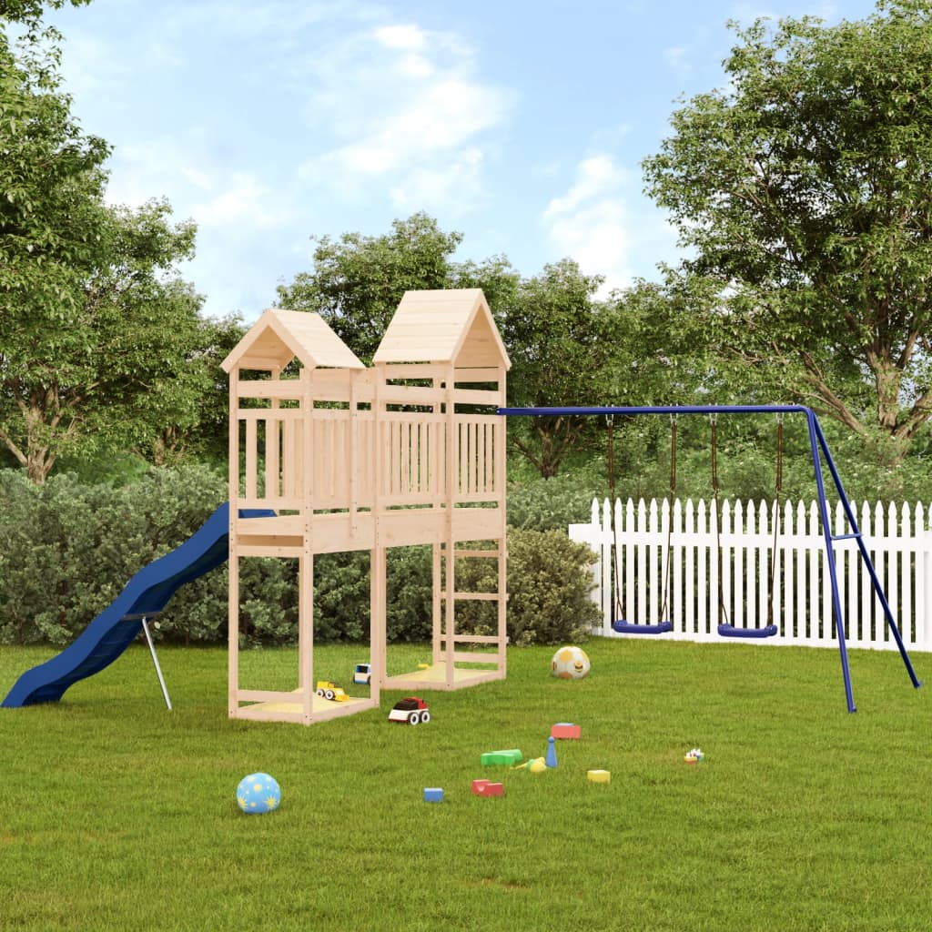 vidaXL Outdoor Playset Solid Wood Pine