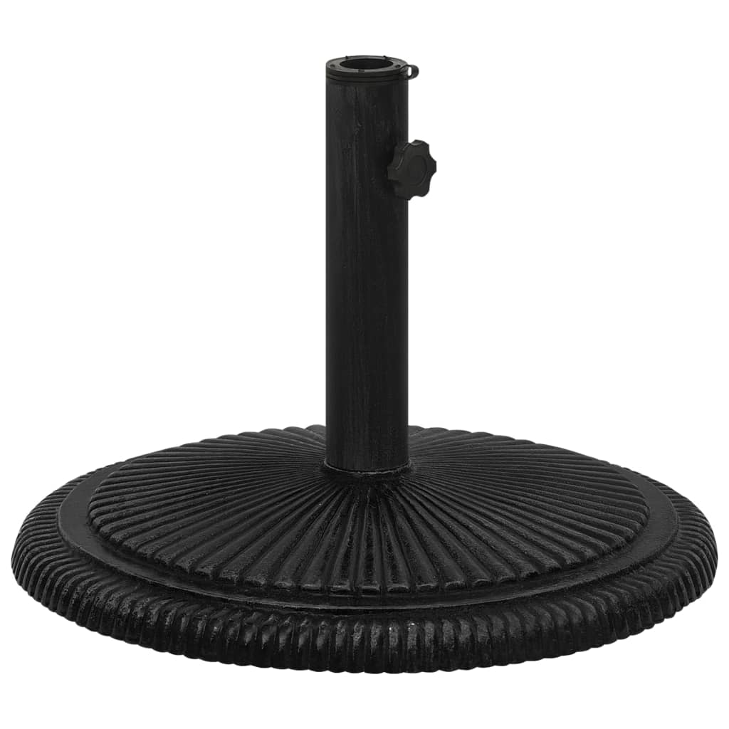 vidaXL Umbrella Base Black 17.7"x17.7"x11.8" Cast Iron