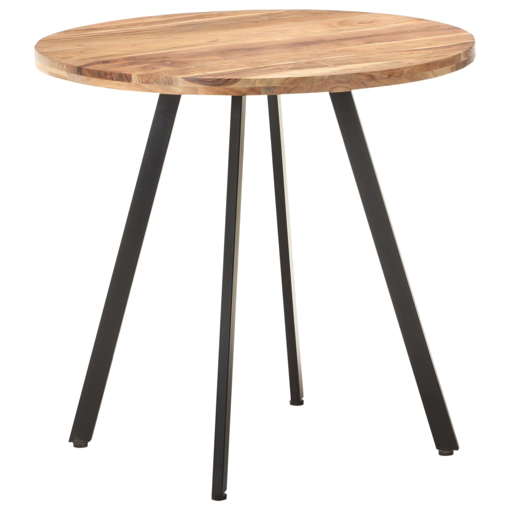 vidaXL Dining Table 31.5" Solid Acacia Wood