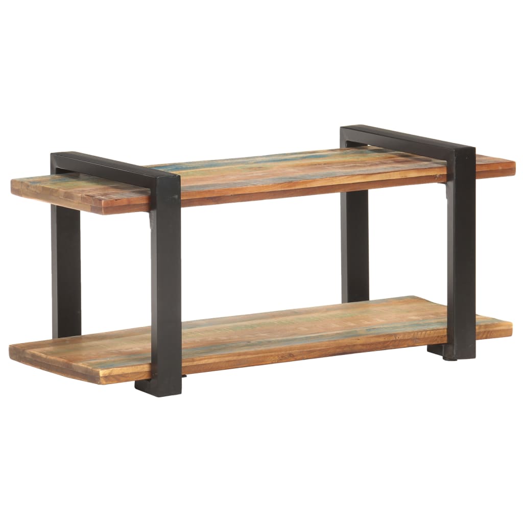 vidaXL TV Stand 35.4"x15.7"x15.7" Solid Wood Reclaimed