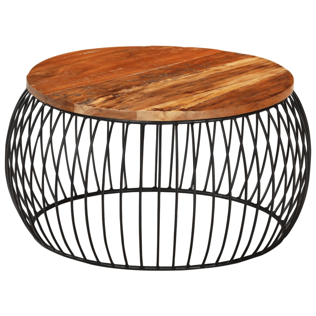 vidaXL Coffee Table  26.8" Solid Reclaimed Wood