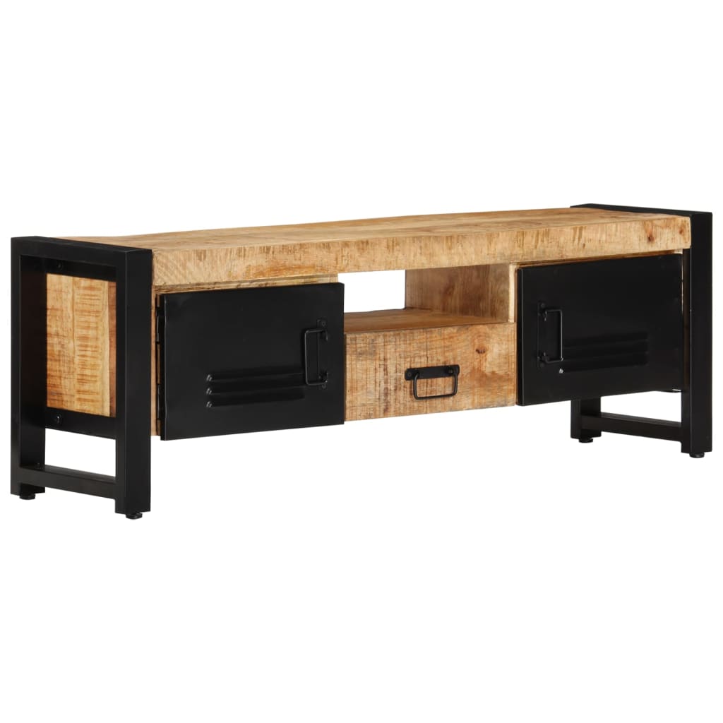 vidaXL TV Stand 47.2"x11.8"x15.7" Solid Wood Mango