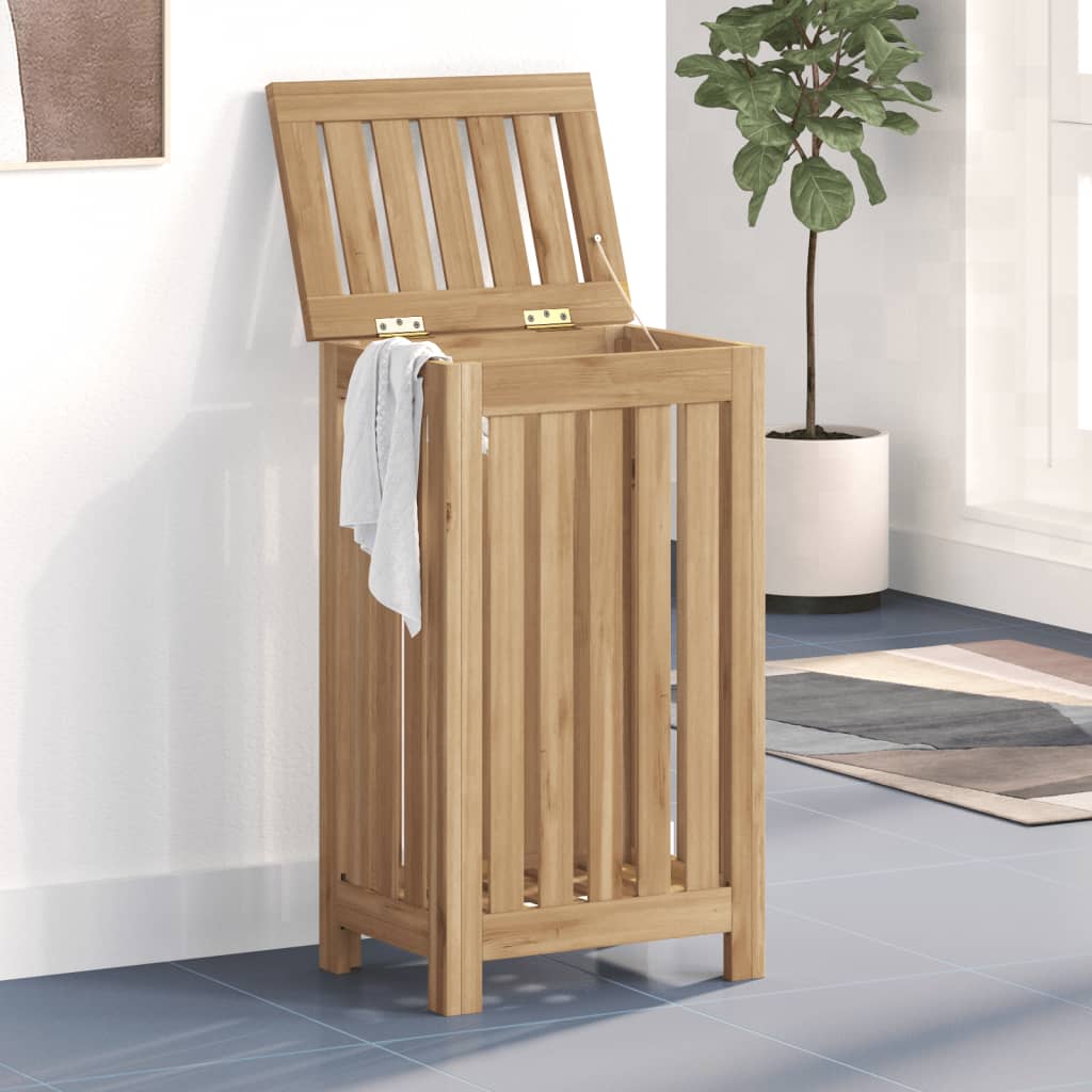 vidaXL Wash Bin 13.8"x9.8"x23.6" Solid Wood Teak