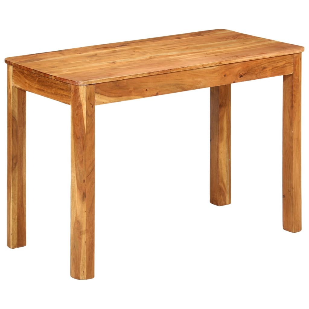 vidaXL Dining Table 43.3"x21.7"x29.9" Solid Wood Acacia
