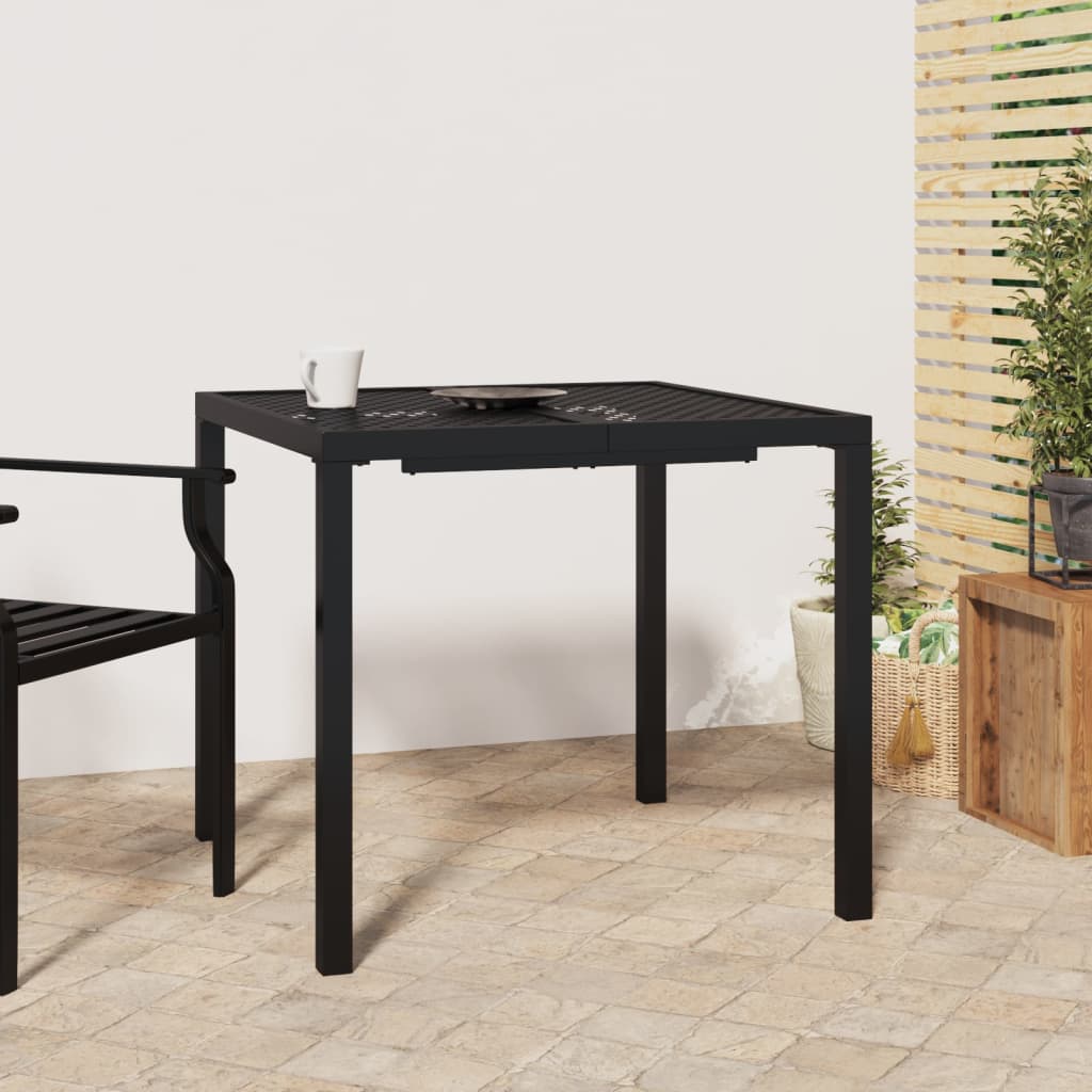 vidaXL Patio Table Anthracite 31.5"x31.5"x28.3" Steel