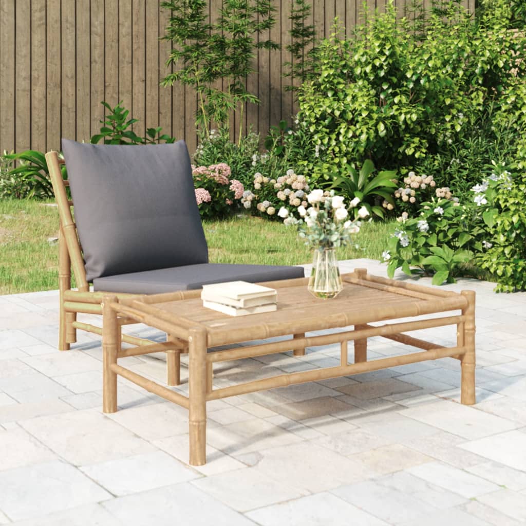 vidaXL Patio Coffee Table 39.4"x21.7"x13" Bamboo