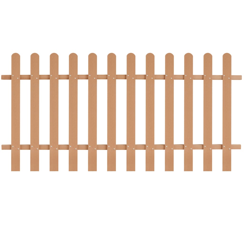 vidaXL Picket Fence WPC 78.7"x39.4"