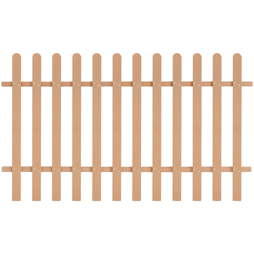 vidaXL Picket Fence WPC 78.7"x47.2"