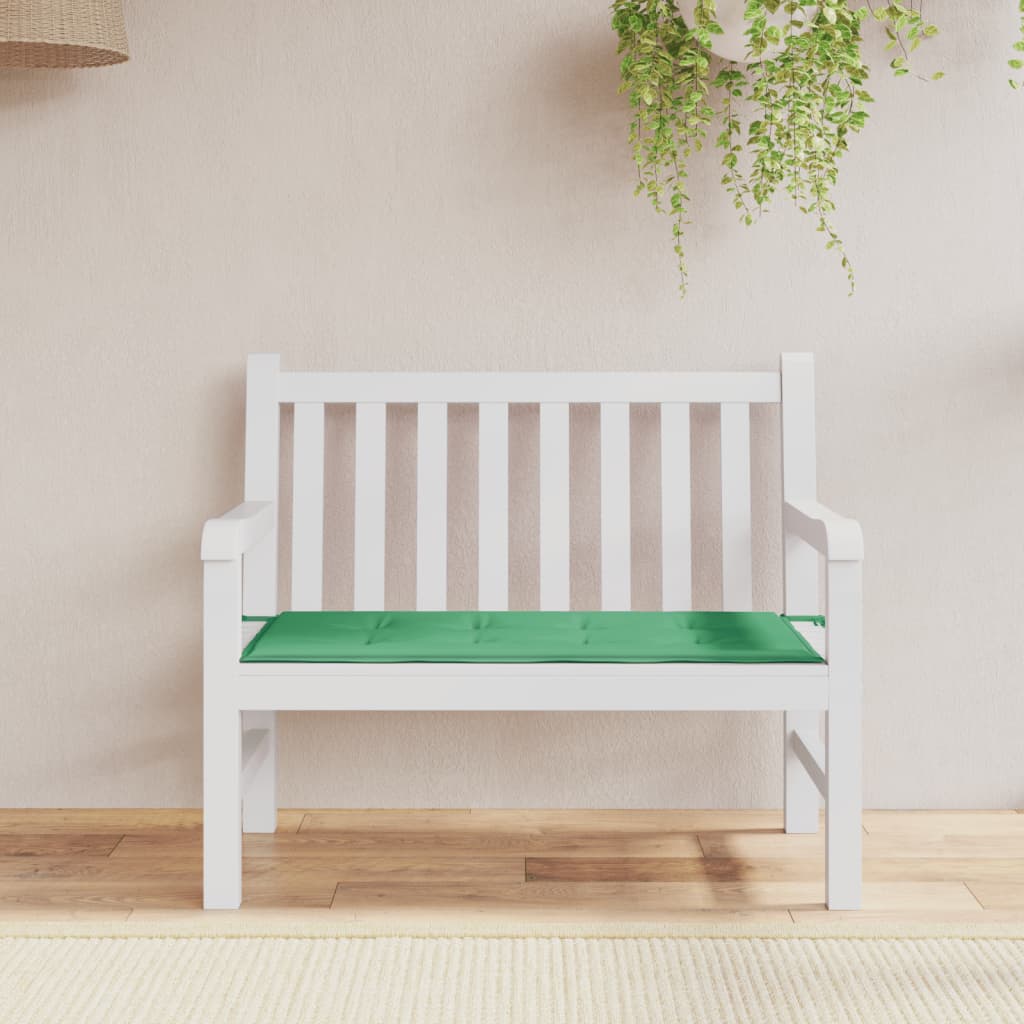 vidaXL Garden Bench Cushion Green 47.2"x19.7"x1.2" Oxford Fabric