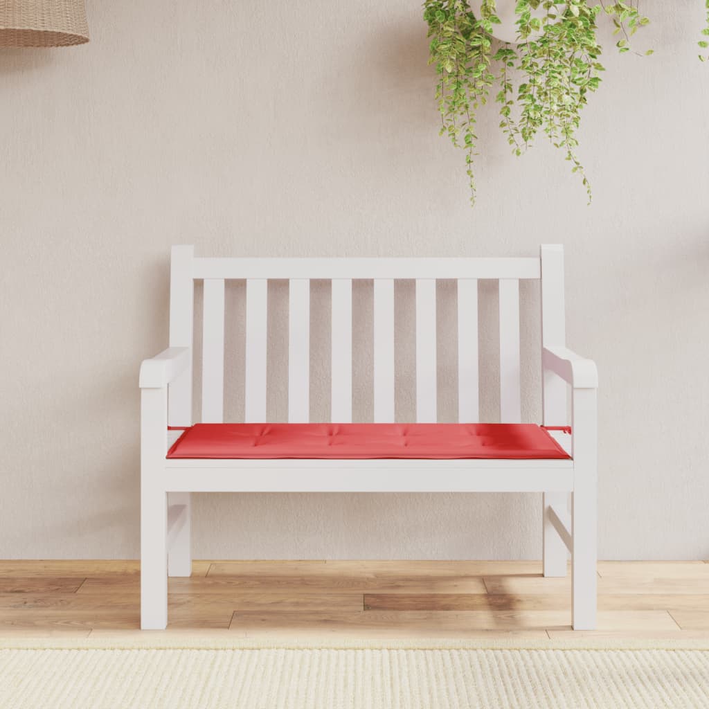 vidaXL Garden Bench Cushion Red 39.4"x19.7"x1.2" Oxford Fabric