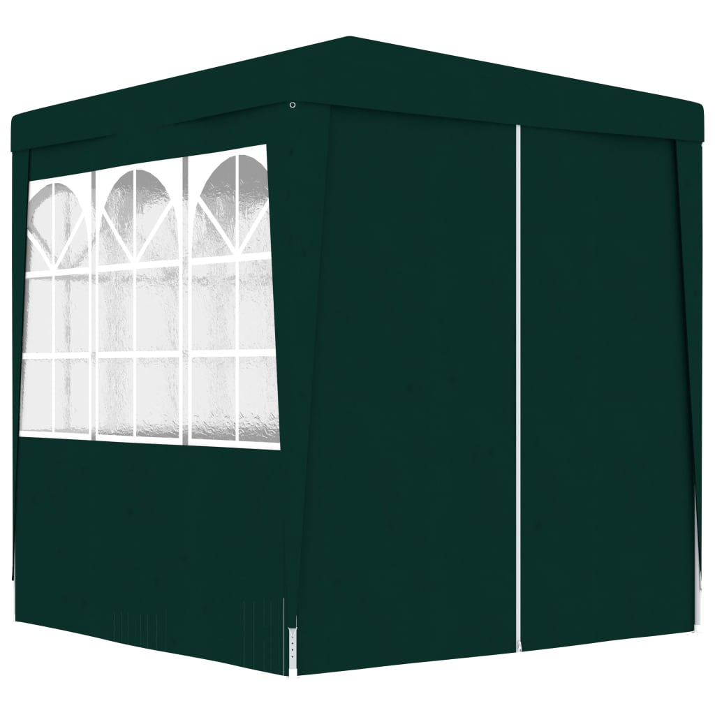 vidaXL Professional Party Tent with Side Walls 6.6'x6.6' Green 0.3 oz/ft2