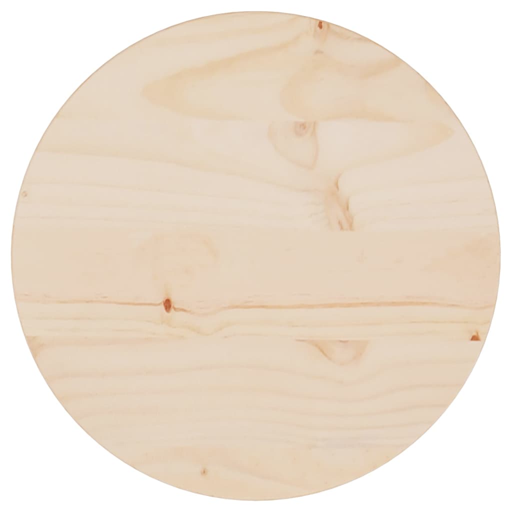 vidaXL Table Top  11.8"x1" Solid Wood Pine