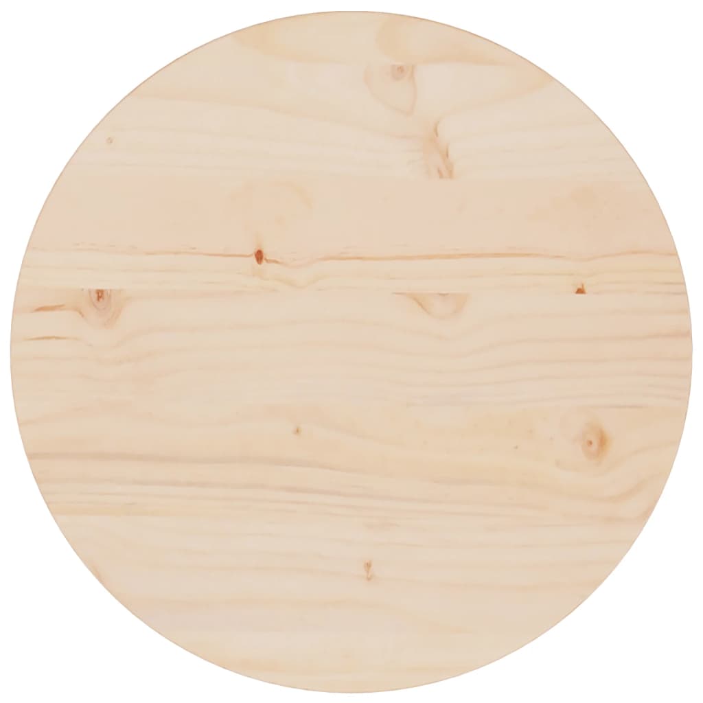 vidaXL Table Top  15.7"x1" Solid Wood Pine